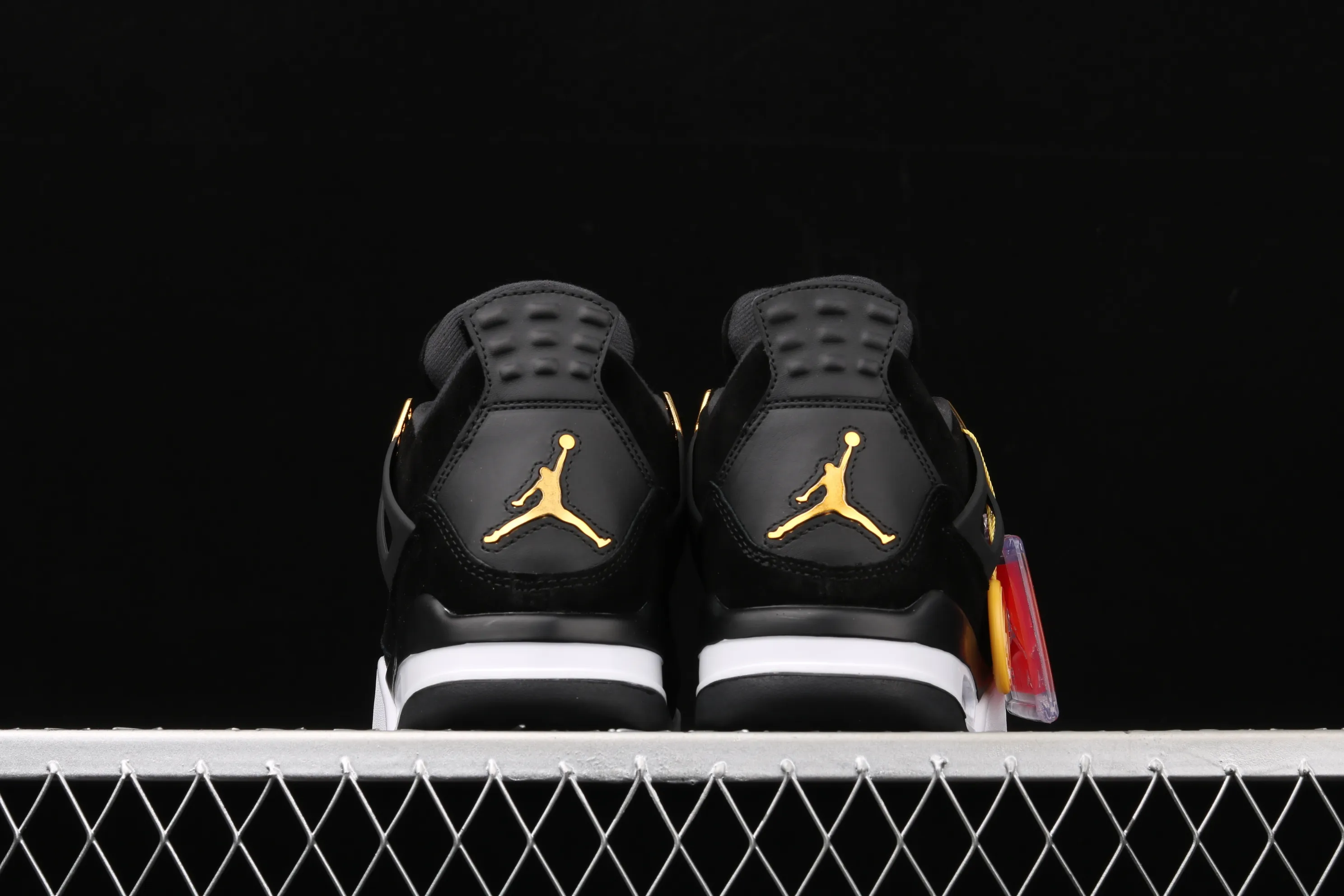 All categories Air Jordan Jordan series basketball shoes Air Jordan 4 G version Air Jordan 4 Retro AJ4 Joe 4 black gold suede basketball shoes 308497-032